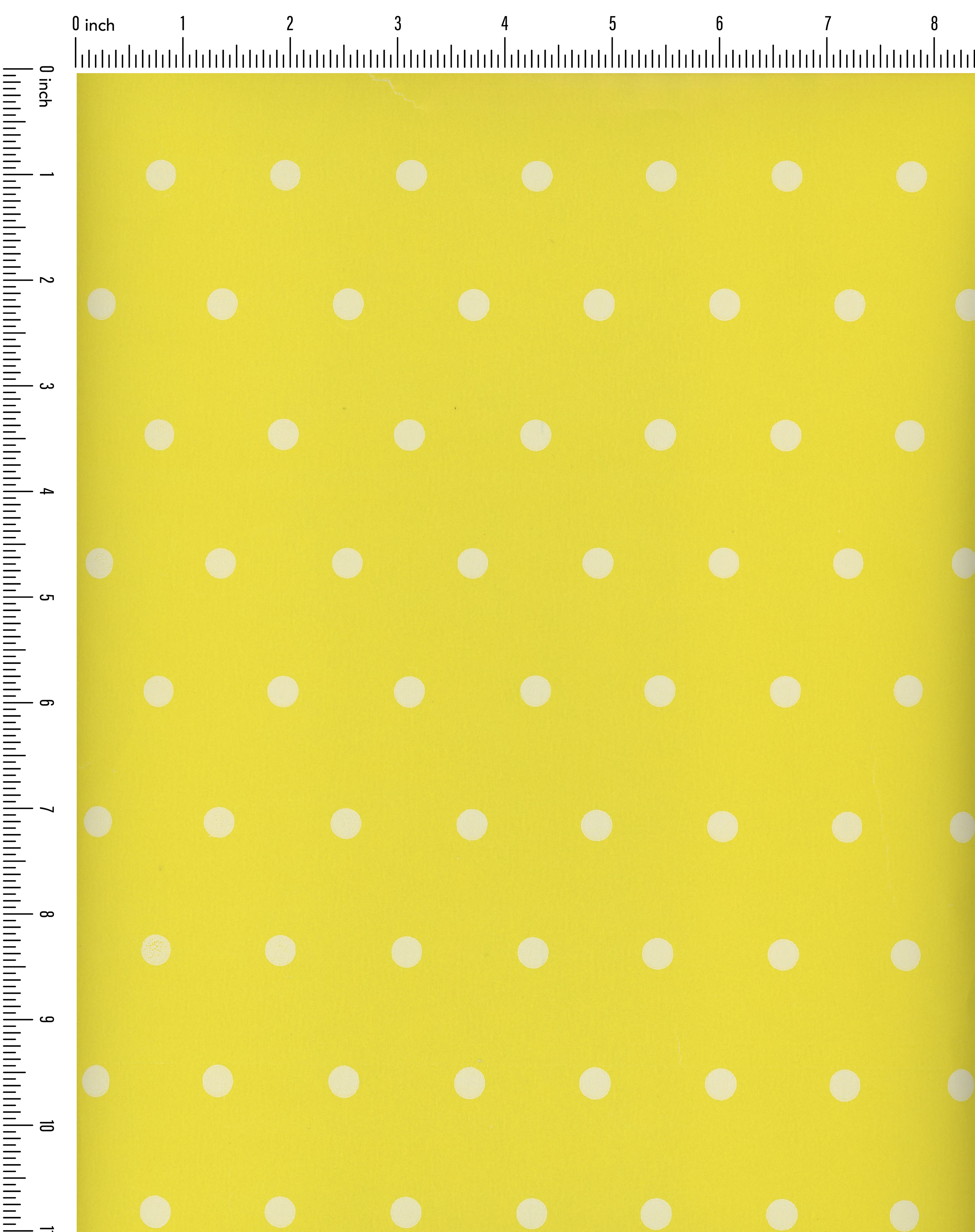Yellow and White Polka Dot Vintage Paper